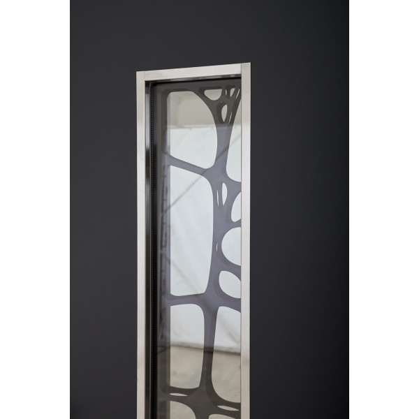 Вхідні двері Abwehr Defender Solid Glass 408 RAL 7021Т