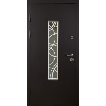 Вхідні двері Abwehr Defender Glass 408 RAL 8019Т