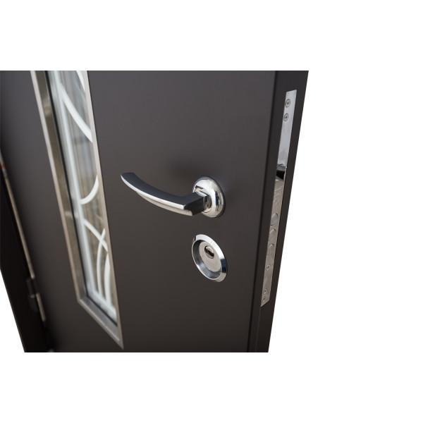 Вхідні двері Abwehr Defender Glass 408 RAL 8019Т