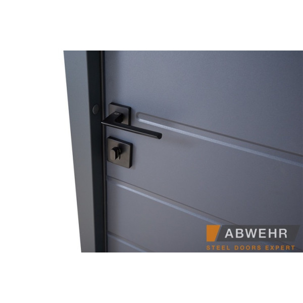 Вхідні двері Abwehr Defender Solid RAL 7021Т