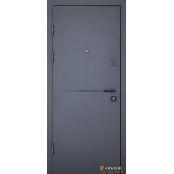 Вхідні двері Abwehr Defender Solid RAL 7021Т