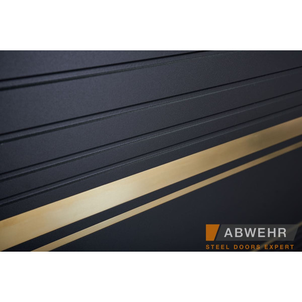 Вхідні двері Abwehr MEGAPOLIS 545/545 Goldy
