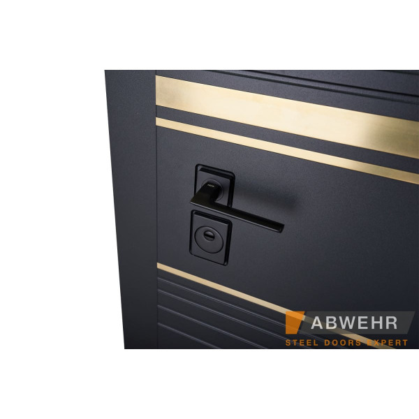 Вхідні двері Abwehr MEGAPOLIS 545/545 Goldy