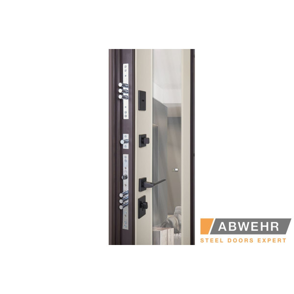 Входная дверь Abwehr MEGAPOLIS KALE 549/544 Mira с зеркалом