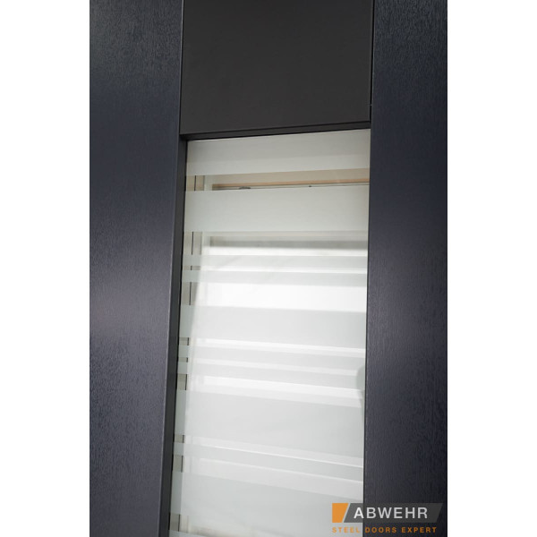 Вхідні двері Abwehr TERMIX Trinity 541 Антрацит