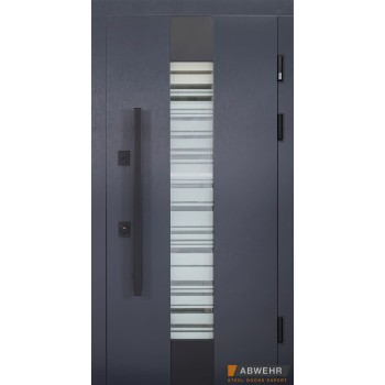 Вхідні двері Abwehr TERMIX Trinity 541 Антрацит
