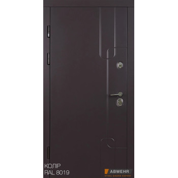 Вхідні двері Abwehr Cotage 448 Softana RAL 8019