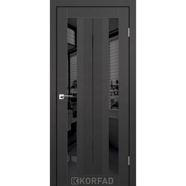 Міжкімнатні двері KORFAD Super PET AL-01 Антрацит