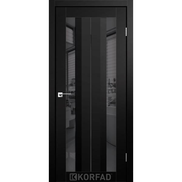 Міжкімнатні двері KORFAD Super PET AL-01 Чорний