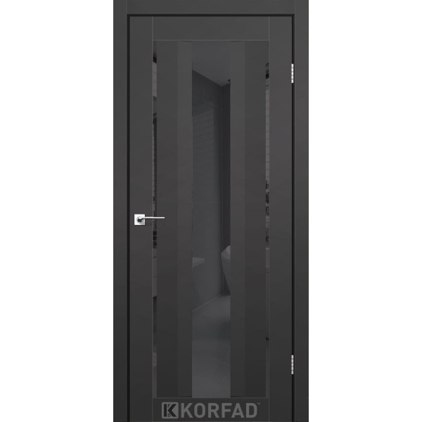 Міжкімнатні двері KORFAD Super PET AL-02 Антрацит