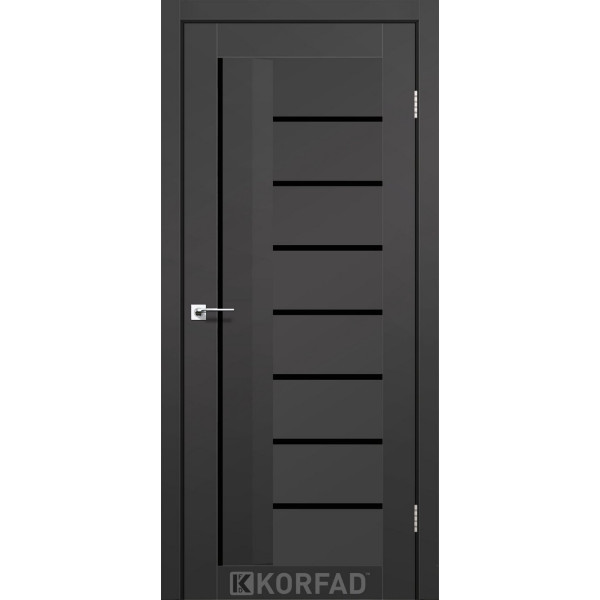 Міжкімнатні двері KORFAD Super PET AL-03 Антрацит