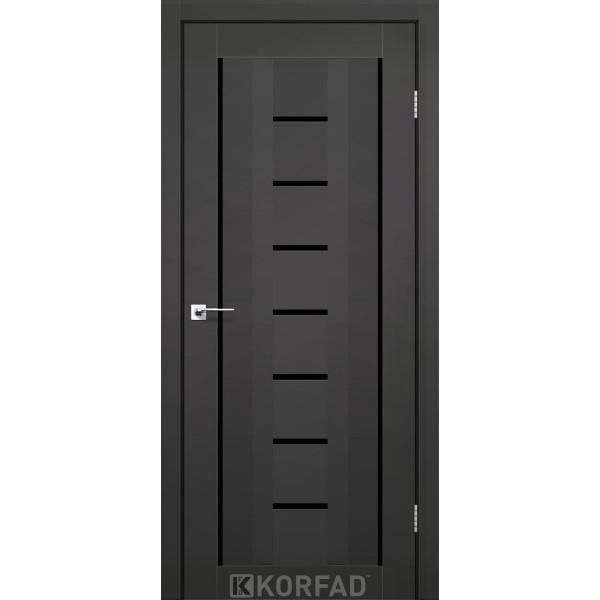 Міжкімнатні двері KORFAD Super PET AL-04 Антрацит