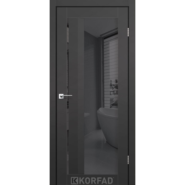 Міжкімнатні двері KORFAD Super PET AL-06 Антрацит