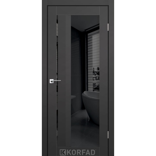 Міжкімнатні двері KORFAD Super PET AL-06 Антрацит