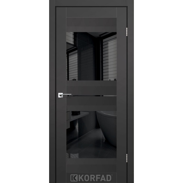 Міжкімнатні двері KORFAD Super PET AL-07 Антрацит