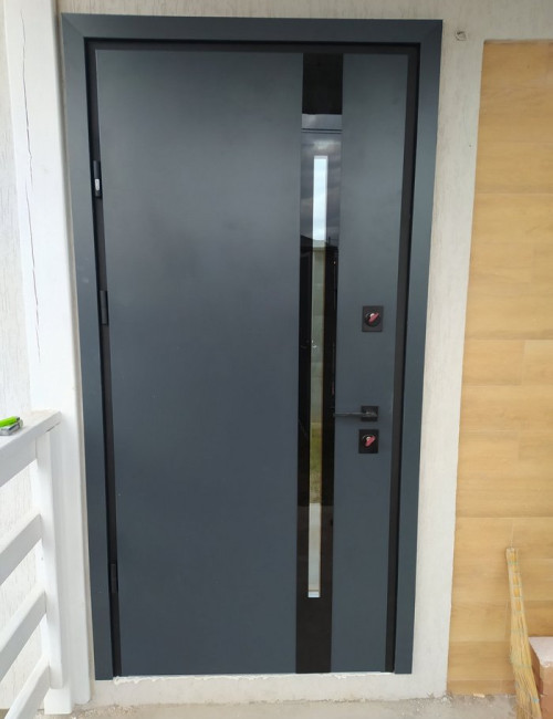 Вхідні двері Страж Slim S Антрацит Proof