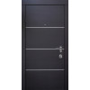 Вхідні двері Qdoors Авангард ГОРИЗОНТ AL Темна всередині