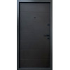 Вхідні двері Qdoors ГОРИЗОНТАЛЬ темна всередині