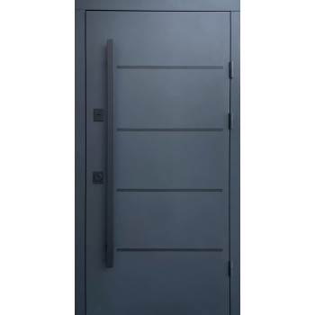 Вхідні двері Qdoors СТРІТ 3К ГОРИЗОНТ ручка скоба