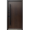 Вхідні двері Qdoors СТРІТ 3К ЕЛЕГАНТ 8019 Дуб темний ручка скоба