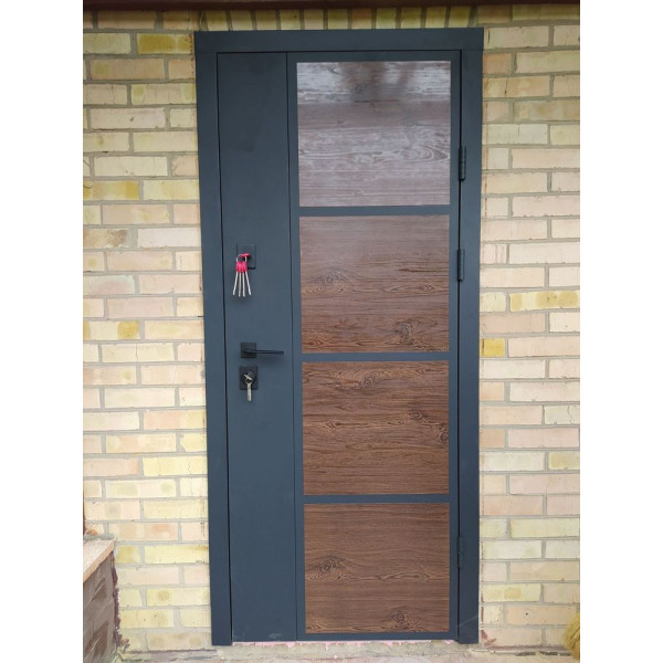 Вхідні двері Qdoors СТРІТ БОНД Vinorit білий вулична