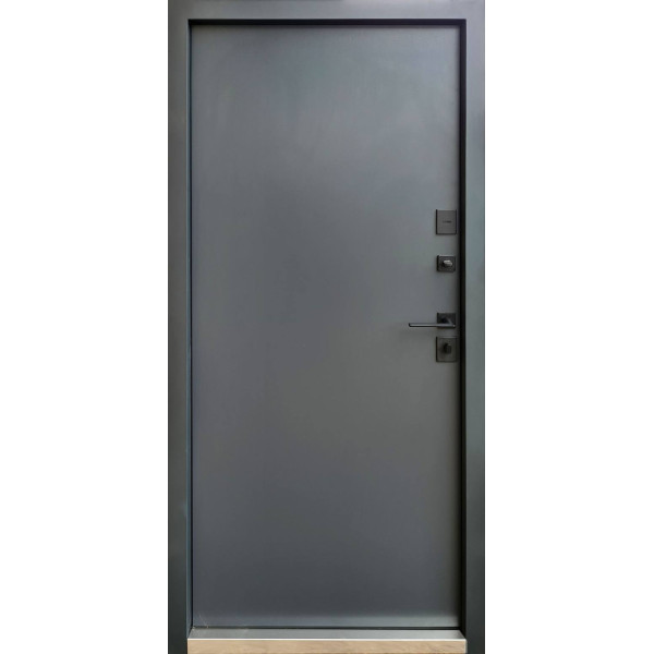 Вхідні двері Qdoors СТРІТ БОНД Антрацит пісок вулична