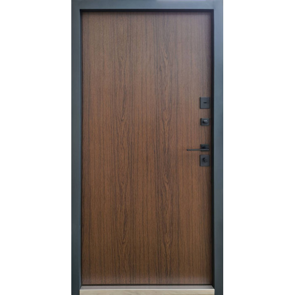 Вхідні двері Qdoors СТРІТ БОНД Дуб темний вулична