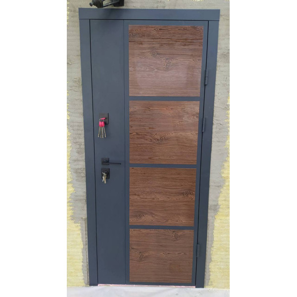 Вхідні двері Qdoors СТРІТ БОНД Дуб темний вулична