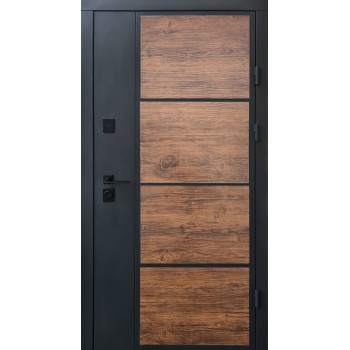 Вхідні двері Qdoors СТРІТ БОНД Дуб темний вулична