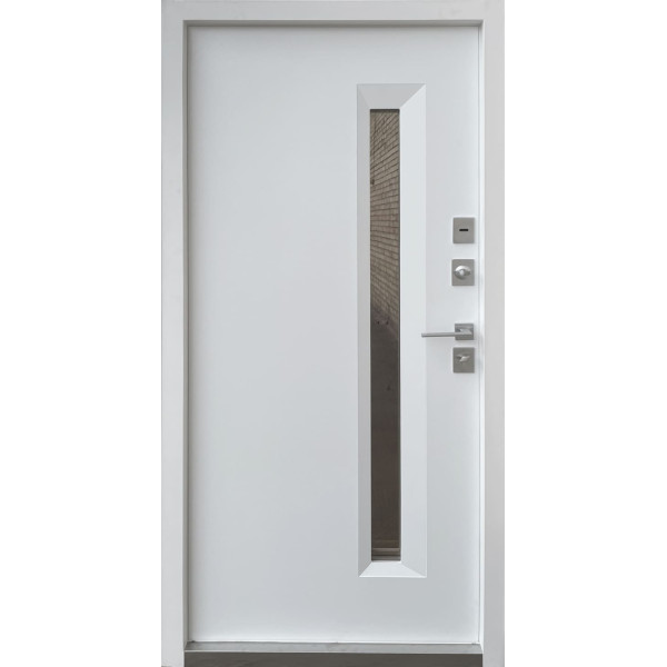 Вхідні двері Qdoors СТРІТ НОРД Хром вуличні