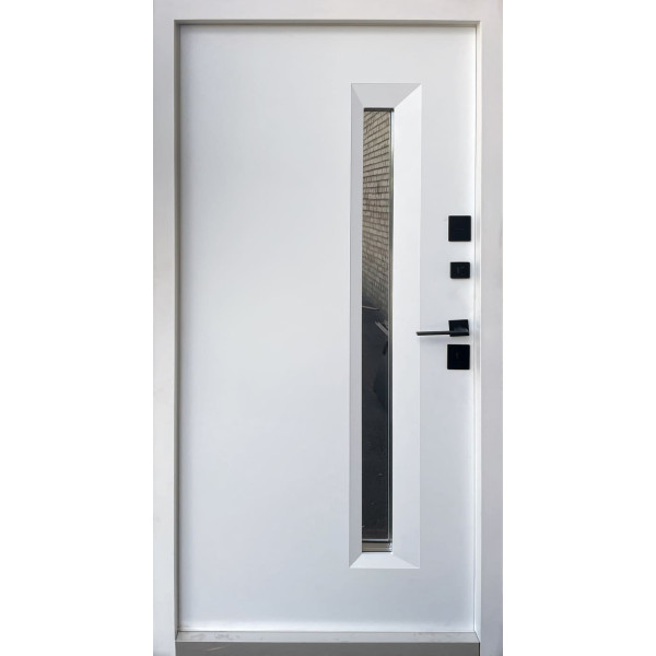 Вхідні двері Qdoors СТРІТ НОРД Чорна вуличні