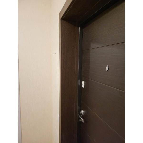 Вхідні двері Qdoors ГОРИЗОНТАЛЬ темна всередині