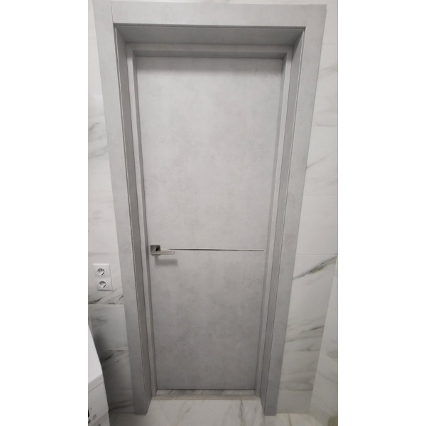 Міжкімнатні двері StilDoors LOFT ALUMINIUM СВІТЛИЙ БЕТОН