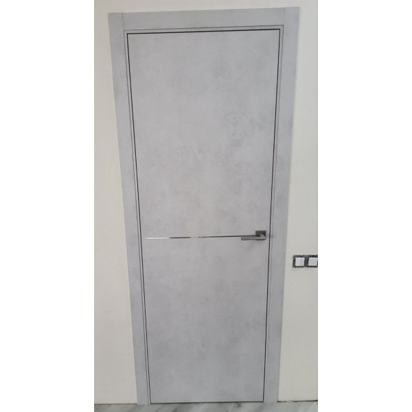 Міжкімнатні двері StilDoors LOFT ALUMINIUM СВІТЛИЙ БЕТОН
