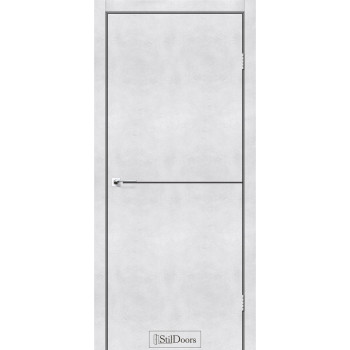 Міжкімнатні двері StilDoors LOFT ALUMINIUM СВІТЛИЙ БЕТОН
