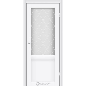 Міжкімнатні двері LEADOR LAURA LR-01 БІЛИЙ МАТОВИЙ