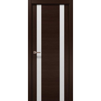 Міжкімнатні двері Папа Карло Elegance Duo венге Q157 скло біле