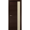Міжкімнатні двері Папа Карло Elegance Polo венге Q157 скло бежеве